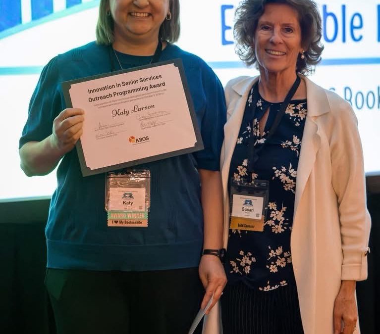 Katy Larson Wins National Award for Outreach